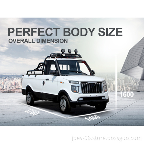 2022 Nuovo design DS Nuovo Pickup Electric Truck Electric Electric Ampe Amviling Avita 600 kg di carico di camion elettrici realizzato in Cina